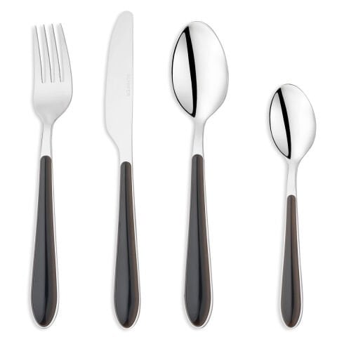 Schafer Mona 24 Parça Çatal Kaşık Bıçak Takımı-Siyah02