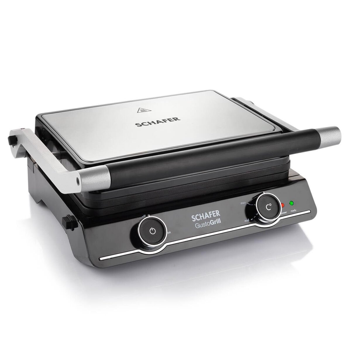 Schafer Gusto Grill Tost Ve Izgara Makinesi-Inox
