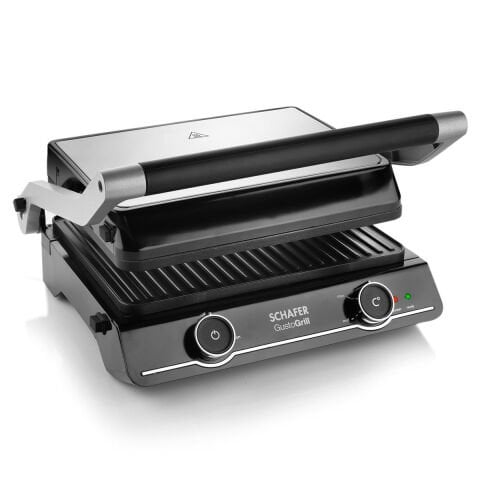 Schafer Gusto Grill Tost Ve Izgara Makinesi-Inox