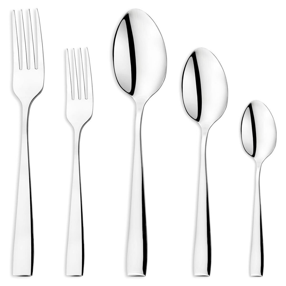 Schafer Sheen 60 Parça Çatal Kaşık Takımı-Gümüş26