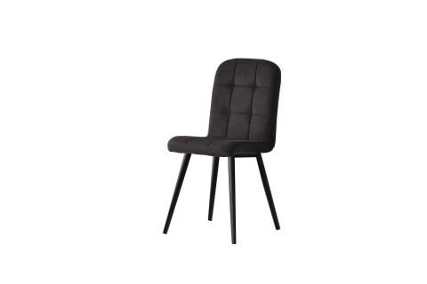 Levent San.0055-525, Etro Ahşap Ayak Sandalye Siyah Siyah