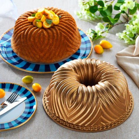 Schafer Cakehaus Döküm Kek Kalıbı - Bronz