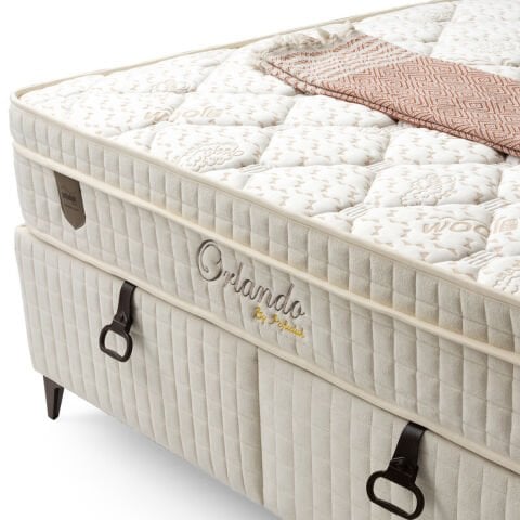 Pofuduk Orlando 150x200 Yatak Baza Başlık Set