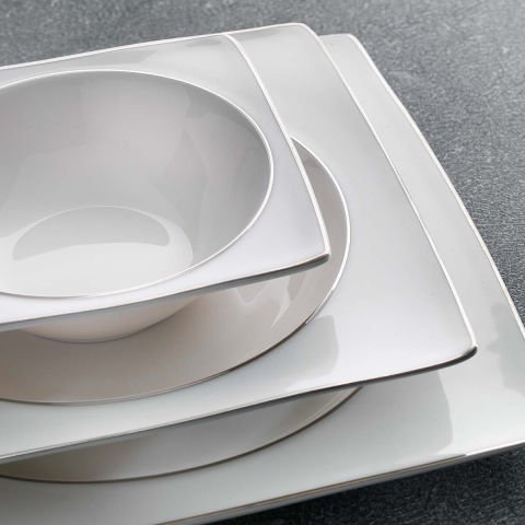Schafer Glamor Pure Yemek Takımı 60 Parça-Platin01