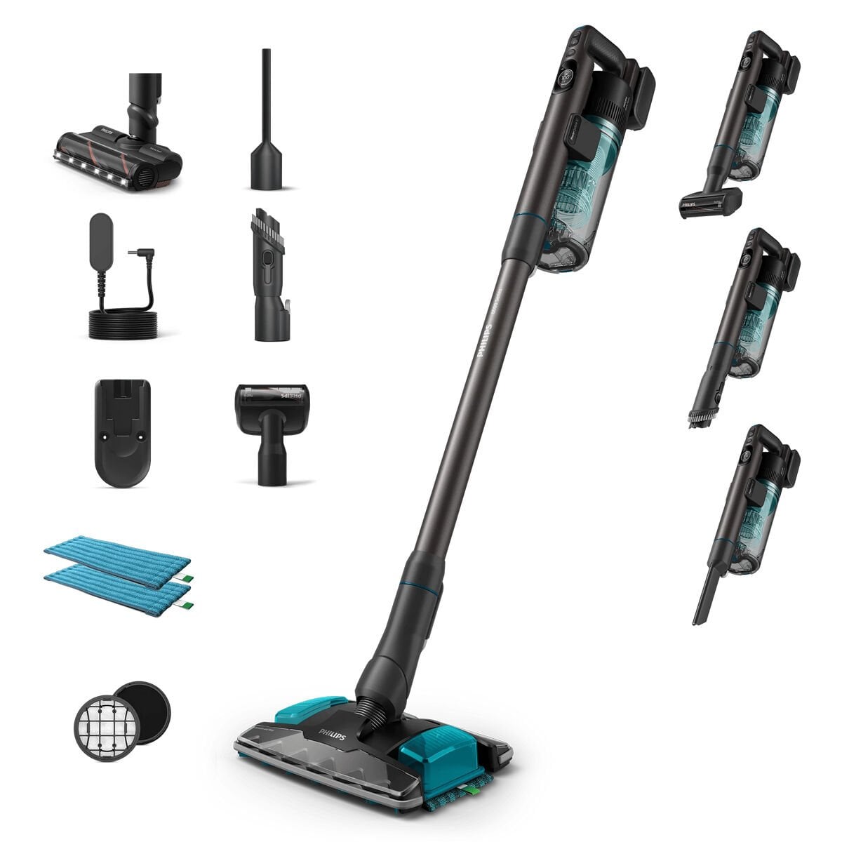 Philips XC8154/10, 8000 Serisi Aqua Kablosuz Dik Süpürge