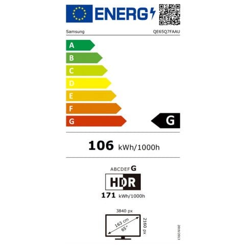 Samsung QE65Q7FAAUXTK, 65'' 165 Ekran Dual QLED 4K UHD Smart Led Tv