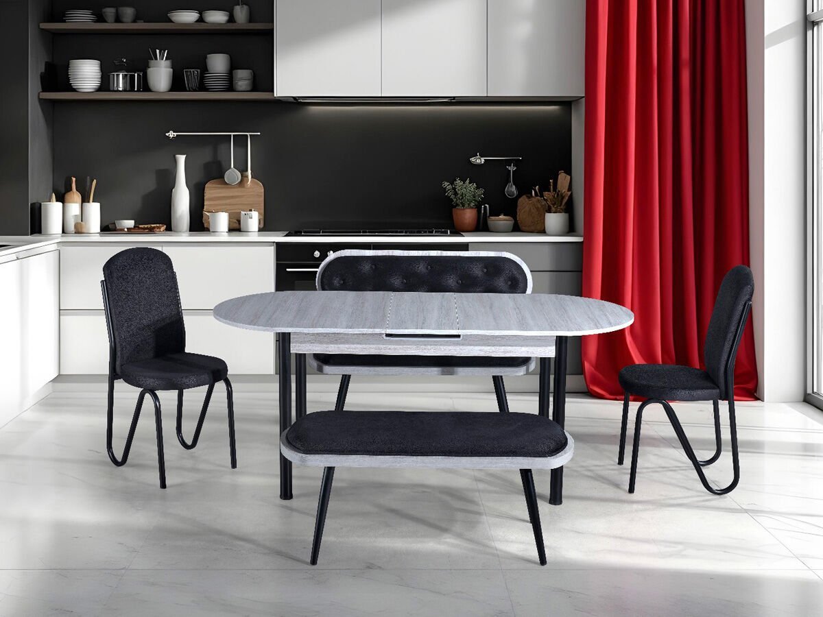 Always Star Rüya Bank Takımı 1Adet Masa + 2Adet Sandalyeli