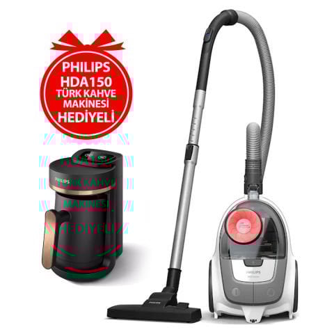 Philips BXA0056/00, XB2142/09 Toz Torbasız Süpürge (HDA150 Türk Kahve Makinesi Hediyeli)