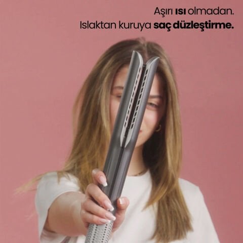 Relux RHS9000B Antrasit Aerostraight Havalı Saç Düzleştirici