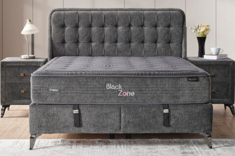 Armis Black Zone 160x200 Yatak Baza Başlık Set