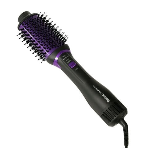 Relux AS8200P Mor Keratincare Üflemeli Şekillendirici Tarak