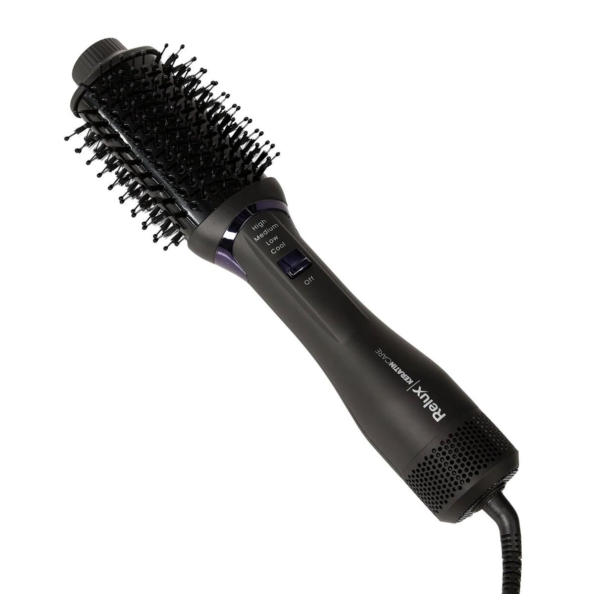 Relux AS8200B Siyah Keratincare Üflemeli Şekillendirici Tarak