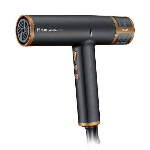 Relux RHD9190B Siyah Keratin Care Bldc Motor Saç Kurutma Makinesi 1900W