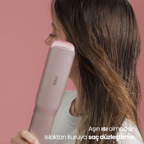 Relux RHS9000P Pembe Aerostraight Havalı Saç Düzleştirici