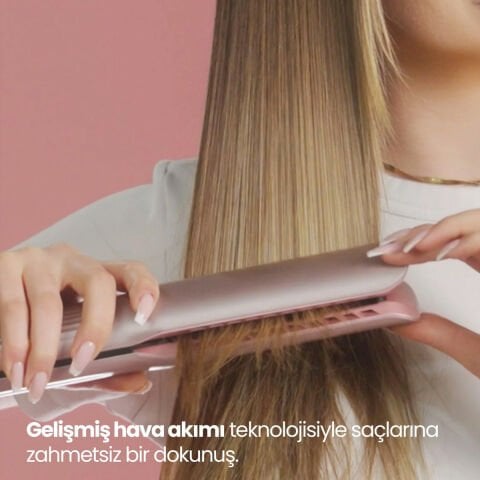 Relux RHS9000P Pembe Aerostraight Havalı Saç Düzleştirici