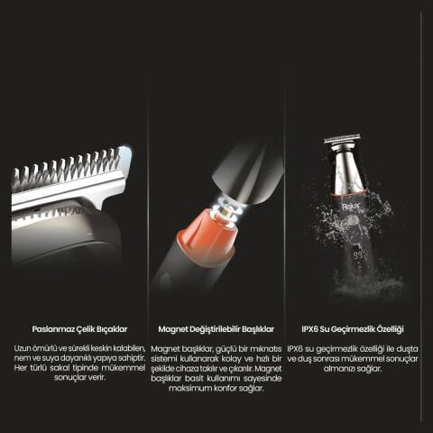 Relux RPG7500 Groomexpert Erkek Bakım Kiti