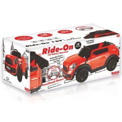 Dolu 8191 Ride-On 12v Kumandalı Akülü Araba - Kırmızı