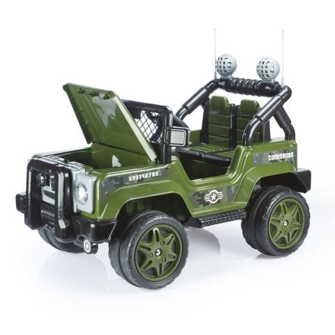 Dolu 8083 Commando 12V Uzaktan Kumandalı Akülü Araba - Yeşil
