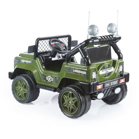 Dolu 8083 Commando 12V Uzaktan Kumandalı Akülü Araba - Yeşil