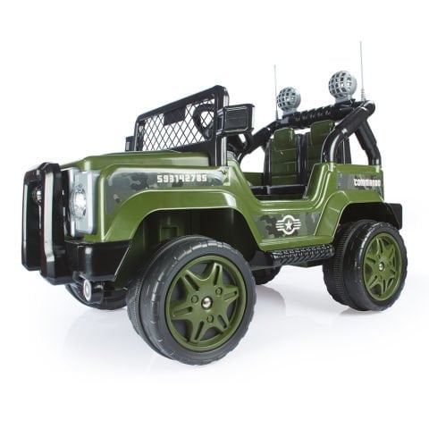 Dolu 8083 Commando 12V Uzaktan Kumandalı Akülü Araba - Yeşil