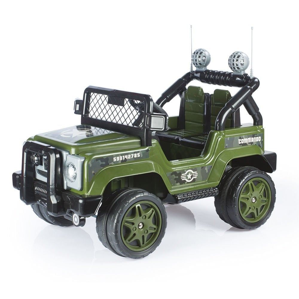 Dolu 8083 Commando 12V Uzaktan Kumandalı Akülü Araba - Yeşil