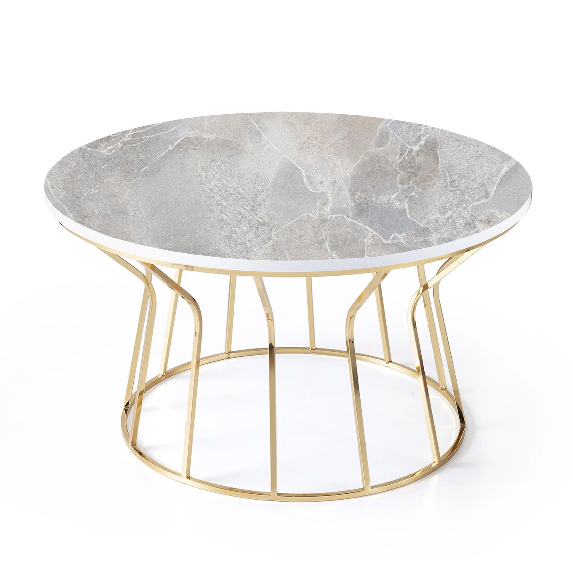 Levent Ort.0002-465, Vazo Orta Sehpa Rambla Gold Ayak