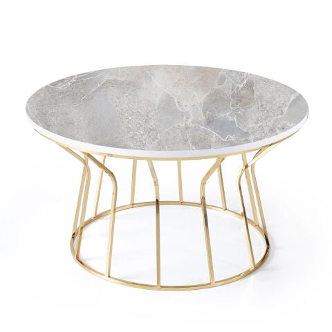 Levent Ort.0002-465, Vazo Orta Sehpa Rambla Gold Ayak