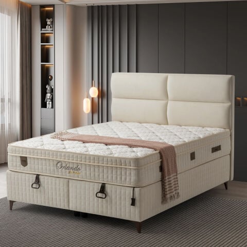 Pofuduk Orlando 90x190 Baza ve Başlık