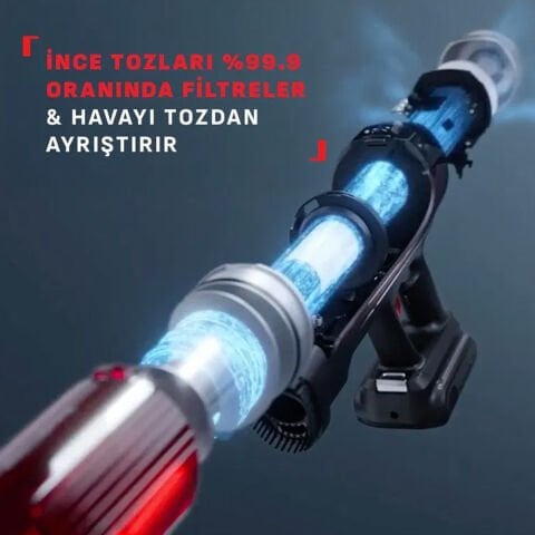 Tefal TY2098WO X-force Flex 9.60 Animal Care Parquet Complete Kablosuz Şarjlı Dikey Süpürge