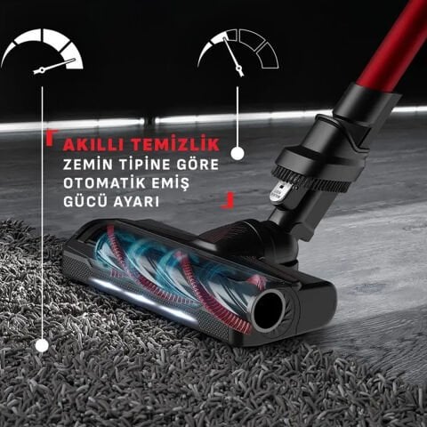 Tefal TY2098WO X-force Flex 9.60 Animal Care Parquet Complete Kablosuz Şarjlı Dikey Süpürge