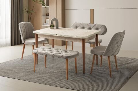 Levent Bnk.0010-293, Argun Bank Takımı Traverten Ceviz