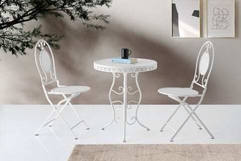 Levent Mtk.0216-307, 2 Li Ferforje Bistro Masa Takımı