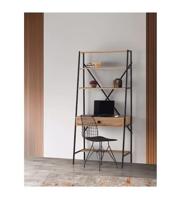 Levent Clm.0001-438, Ak5615 Mek Kitaplıklı Çalışma Masası