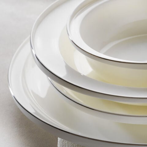 Schafer Superfine Bone Nude Yemek Takımı 56 Parça - Platin10