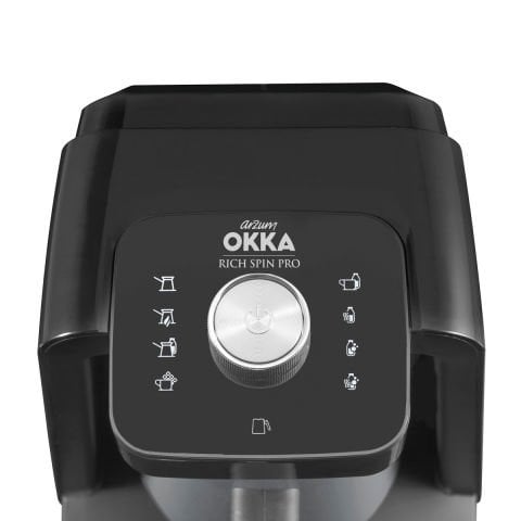 Arzum OK0020-K Okka Rich Spin Pro Türk Kahvesi Makinesi Siyah Krom