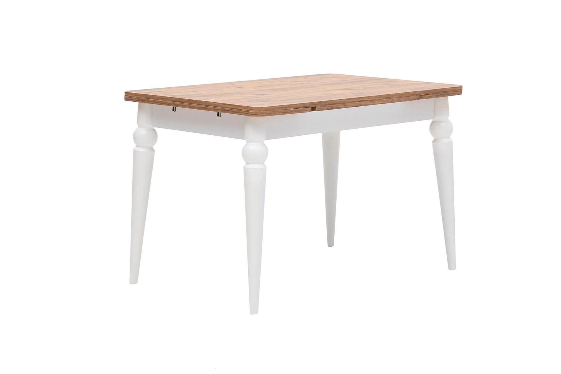 Levent Msa.0038-251, Ms1015 Saliva 70*110 Açılır Masa Atlantik Çam Beyaz