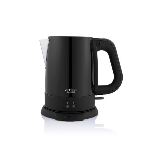 Arnica IH33205 Demli Stil Siyah Cam Çay Makinesi