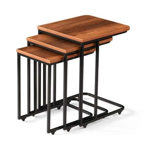 Levent Zgn.0059-475, 2129 Tekerlekli Kare Ayak C Zigon Barok Ceviz Siyah