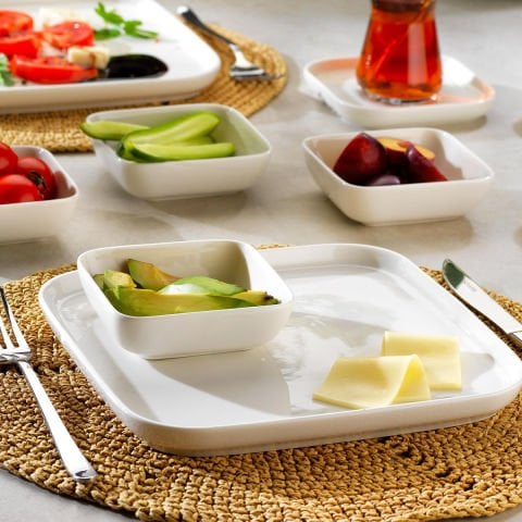 Schafer Luca Kahvaltı Takımı 32 Parça-Krem