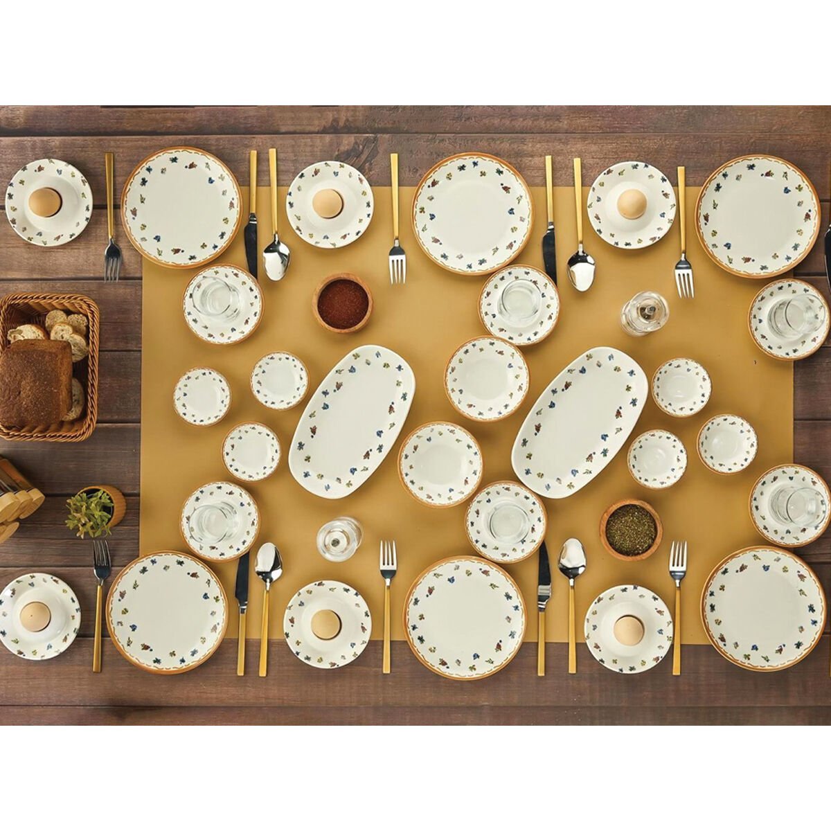 Firstclass 34 Parça Dijital Kahvaltı Takımı