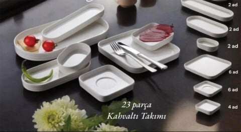 Cihan Chn-3295 23 Parça Kahvaltı Takımı