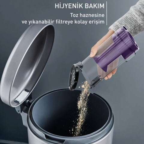Tefal TY6A35TR X-Pert 7.60 Allergy Kablosuz Şarjlı Dikey Süpürge