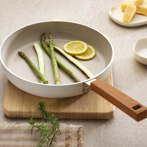 Schafer Ceramoni Seramik Tava 26 Cm-Krem