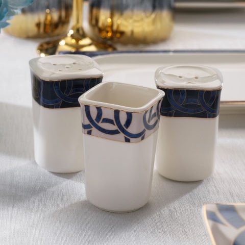 Schafer Glamor Blue Line Yemek Takımı 60 Parça-Mavi----------