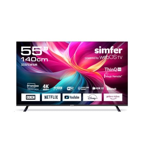 Simfer 55SFSW6M 140 Ekran 55'' Smart & Akıllı TV Dual WebOS 4K UHD LED TV