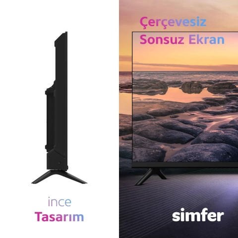 Simfer 40SFS4N 102 Ekran 40'' Uydu Alıcılı Led Full HD TV
