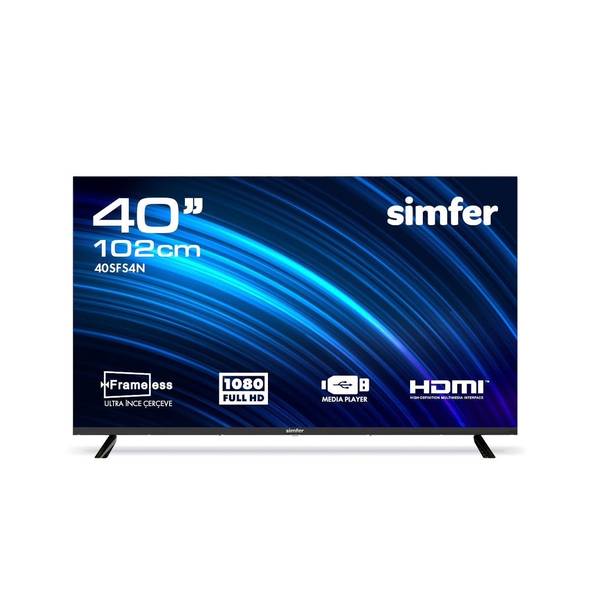 Simfer 40SFS4N 102 Ekran 40'' Uydu Alıcılı Led Full HD TV