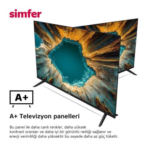 Simfer 50SFSW6M 127 Ekran 50'' Smart & Akıllı TV WebOS Dual 4K UHD LED TV