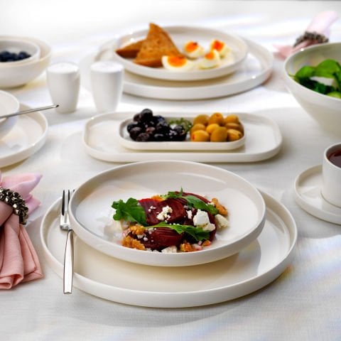 Schafer Jane 51 Parça Yemek ve Kahvaltı Takımı - Beyaz----------