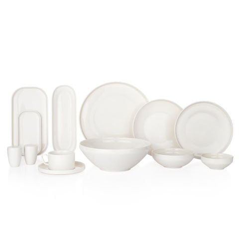 Schafer Jane 51 Parça Yemek ve Kahvaltı Takımı - Beyaz----------